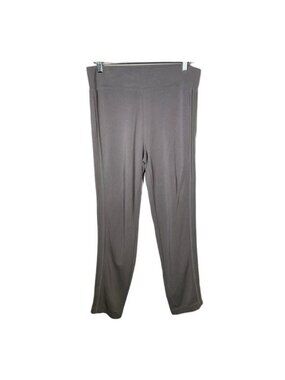 Athleta Wide Leg Yoga Pants Women Medium Taupe Lounge Active Stretch